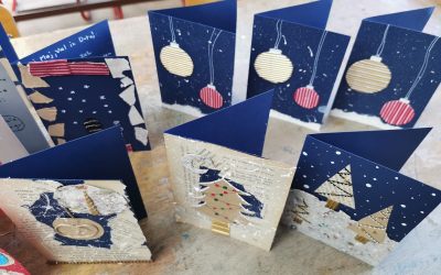 Izdelovanje voščilnic v 6. razredu