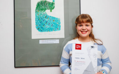 Osvojila sem 1. mesto za ilustracijo Župančičevih ugank